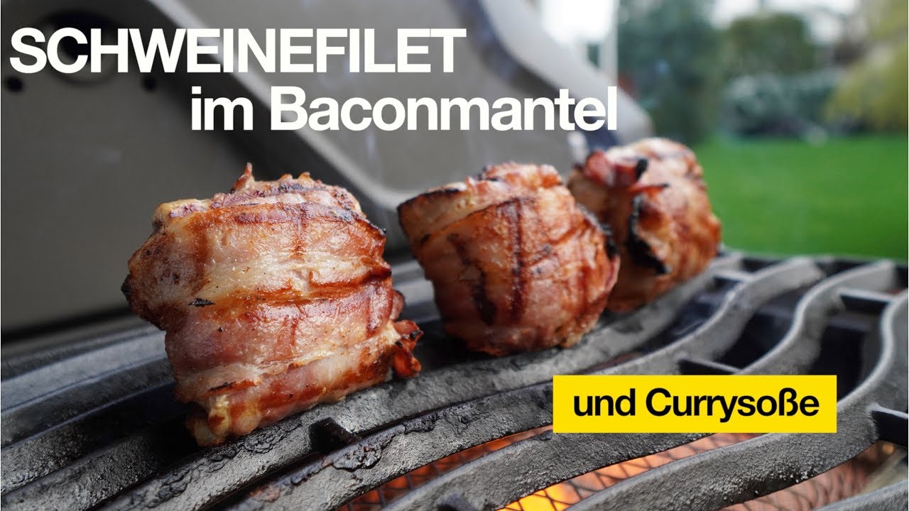 Schweinefilet im Speckmantel | Santos Edelstahl Einsatzpfanne | Napoleon Rogue se 525 | 2020 Version