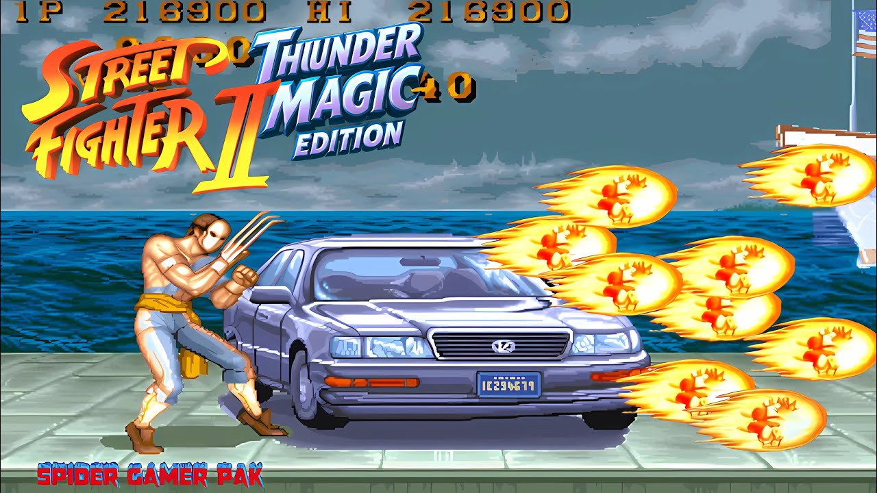 Street Fighter 2 Thunder Magic Edition Most Epic E Honda Fighting 60ᶠᵖˢ HDR