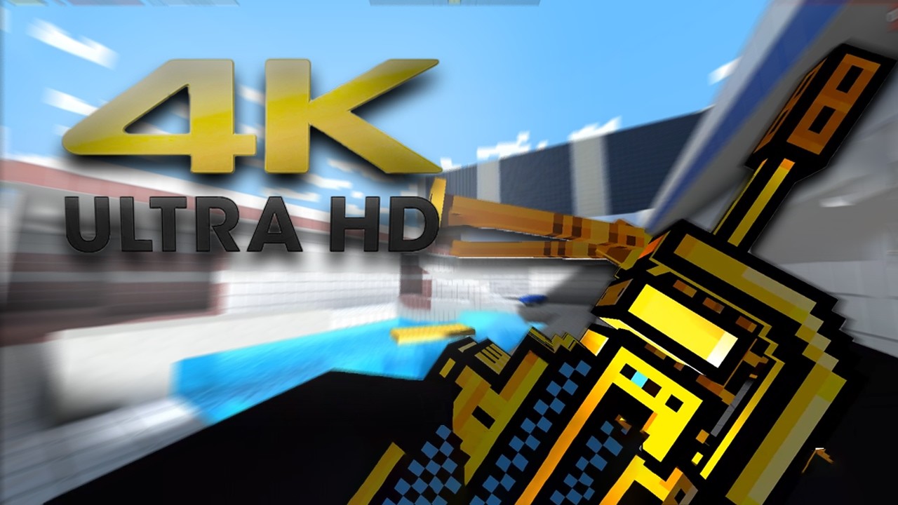 Pixel Gun 3D: PC Edition Ultra Graphics settings and map review  [RTX ON]