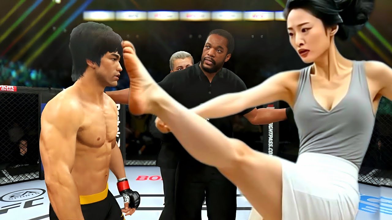 PS5 | Брюс Ли против Боевой Швеи (EA Sports UFC 4)
