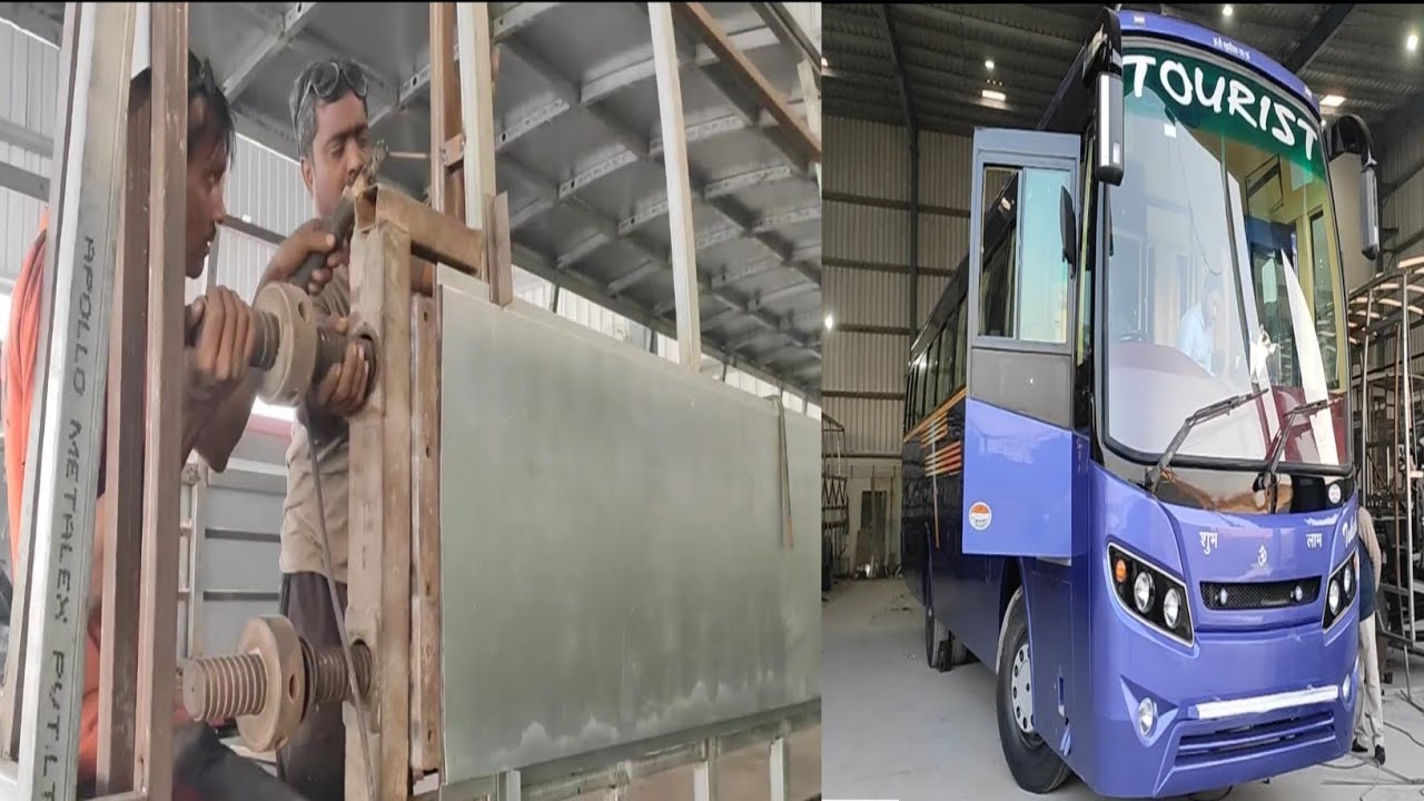 How to Make a Bus बस कैसे बनाई जाती है 😮😱