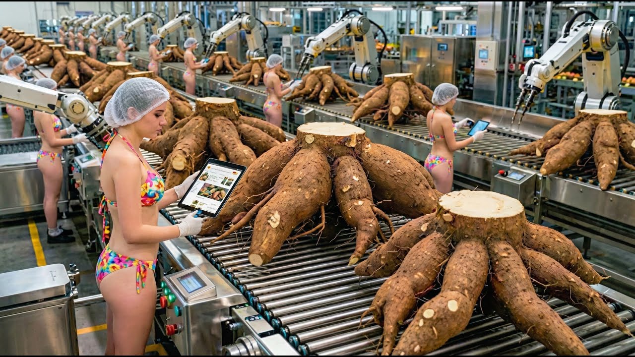 Inside the Factory - Turning Tons of Cassava into Premium Liquor Every Day (Full Process)