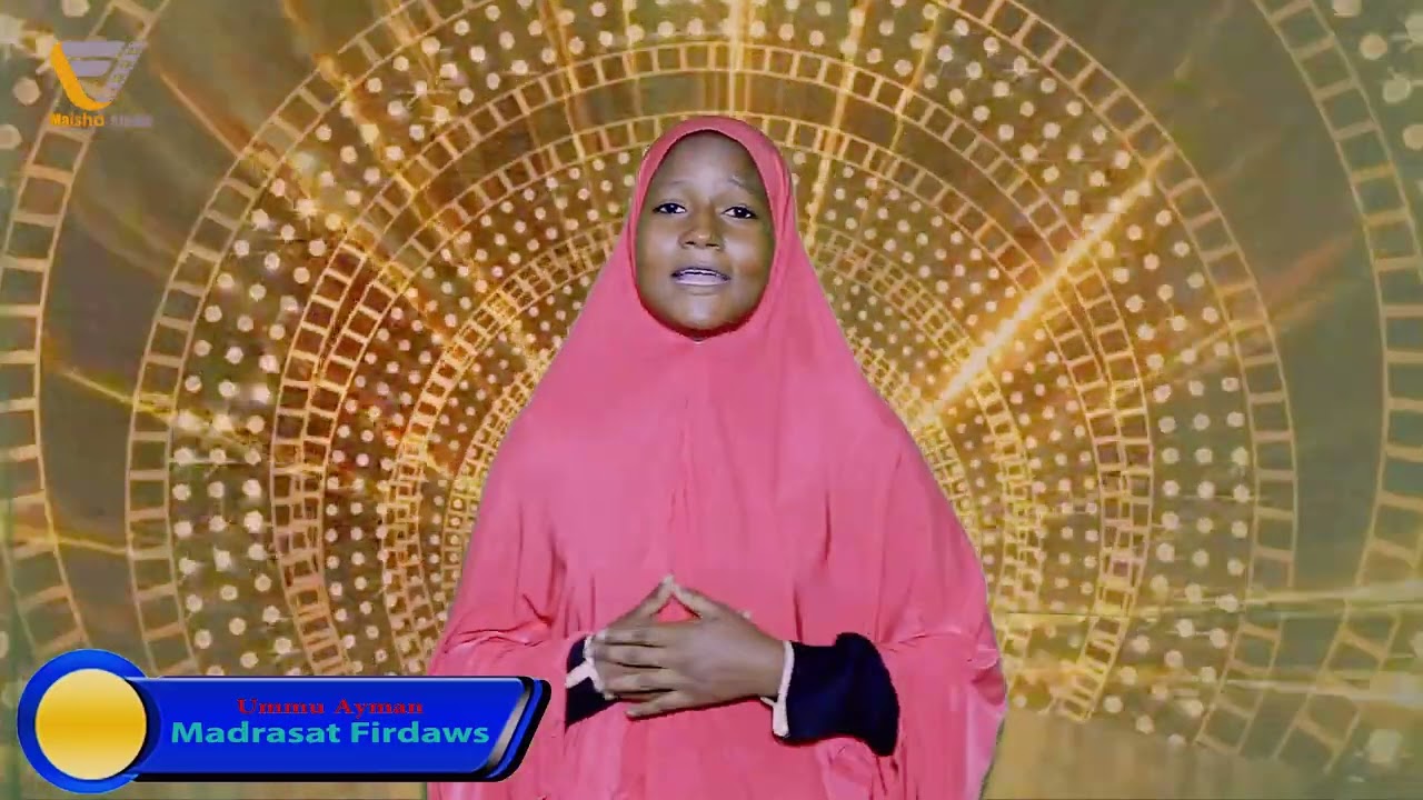 Ummu Ayman kutoka Madrasat Firdaws at MAISHA STUDIO & TV akisoma Nasheed Maasha Allaah