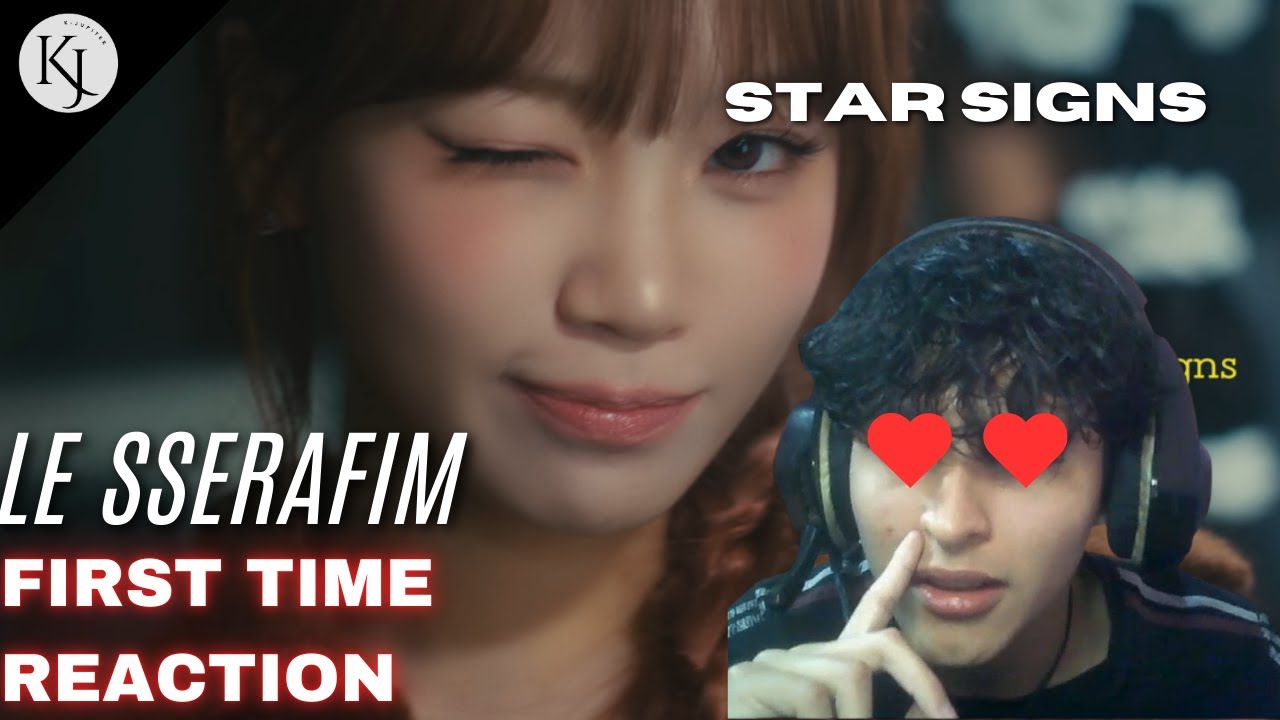 LATINO ARTIST REACTS TO LE SSERAFIM 'Star Signs' and SIMPS them for 11 minutes...