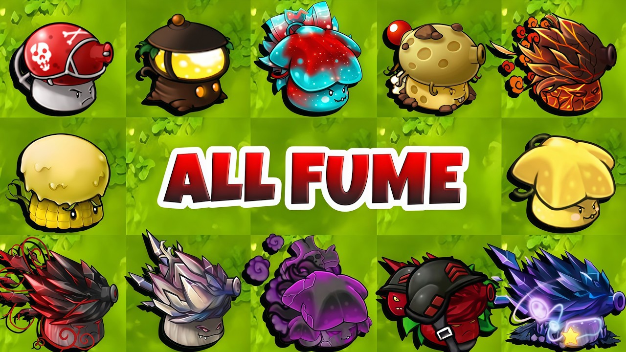 PVZ Fusion 3.4 Challenge - All FUME Plants Fusion Showcase!!