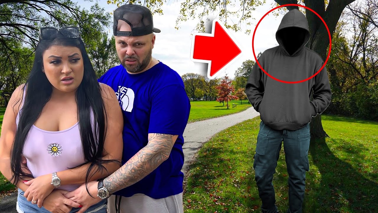 STALKER WAS FOLLOWING US… *caught on camera*