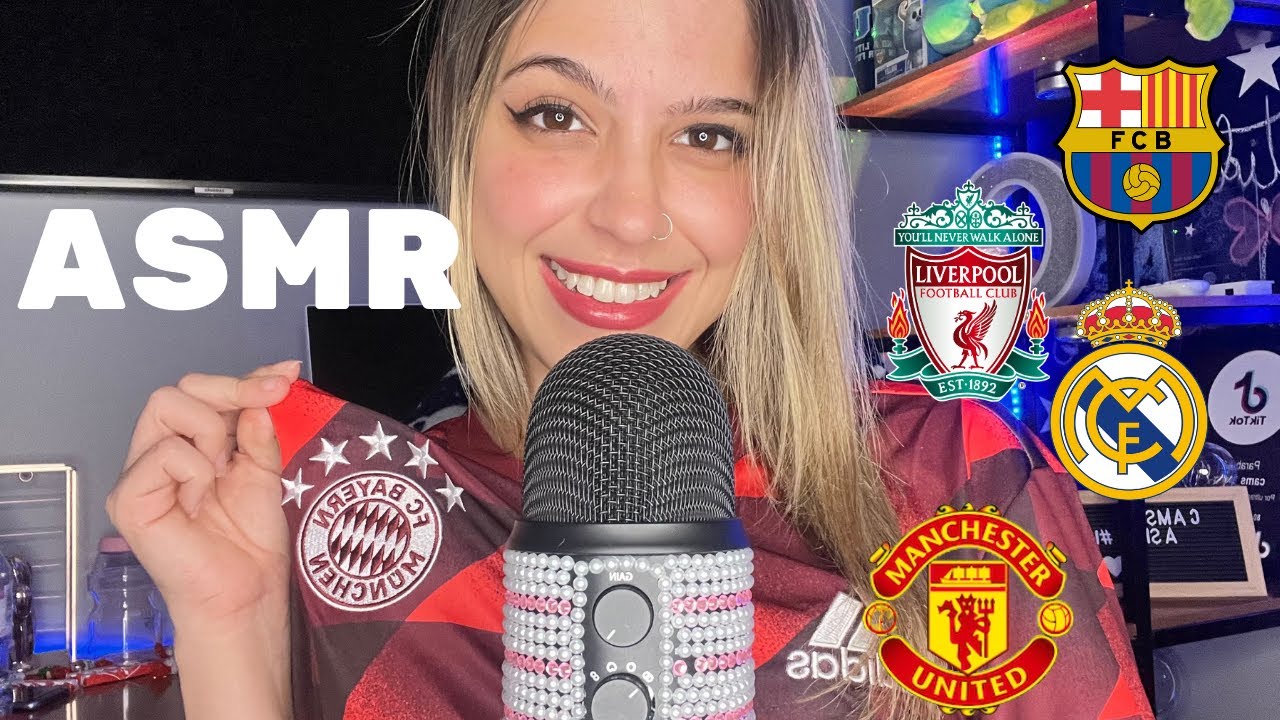 ASMR SUSSURRANDO NOMES DOS CAMPEÕES DA CHAMPIONS LEAGUE