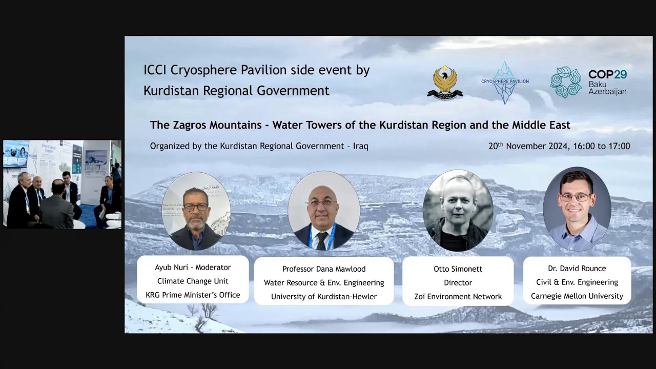The Zagros Mountains – Water Towers of the Kurdistan Region and the Middle East