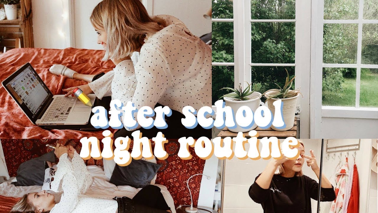 BACK TO SCHOOL NIGHT ROUTINE | Rebecca Ellie