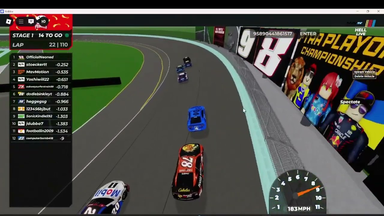 FTRA D1 S1 R29: Homestead-i forgor to upload finale (Lagen POV)