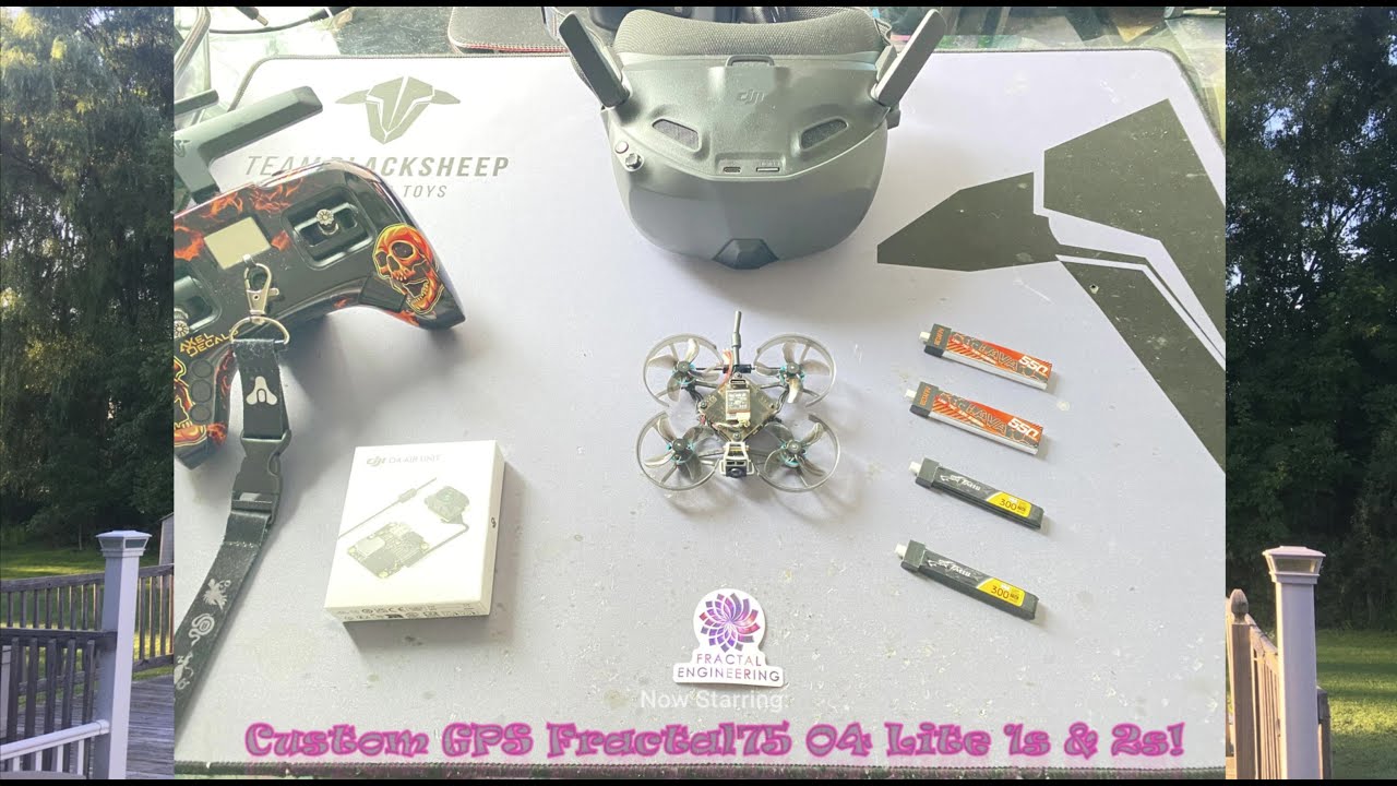 Custom Fractal75 DJI O4 Lite 1s & 2s (with GPS)!