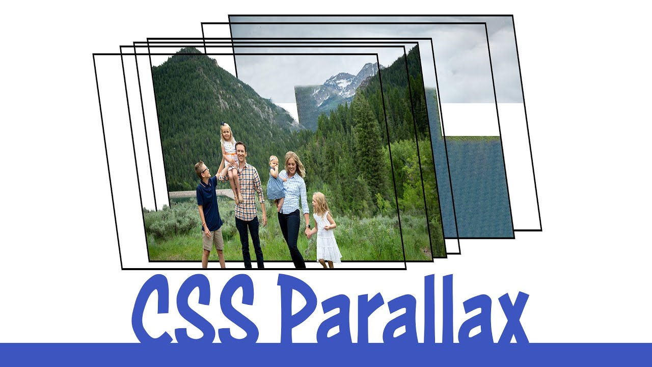 CSS Parallax Tutorial!  AWESOME Effect!