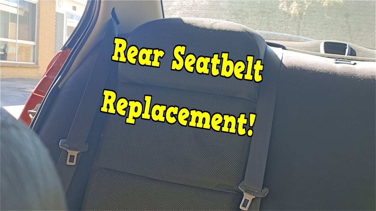How To Remove Rear Seatbelts! - VY Commdore
