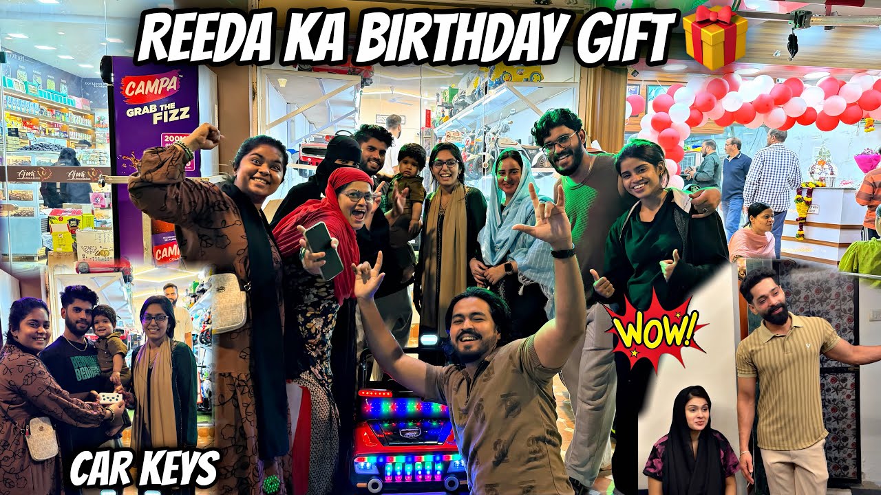 Reeda ka birthday gift 🎁 || Haifa & Qashif vlog 