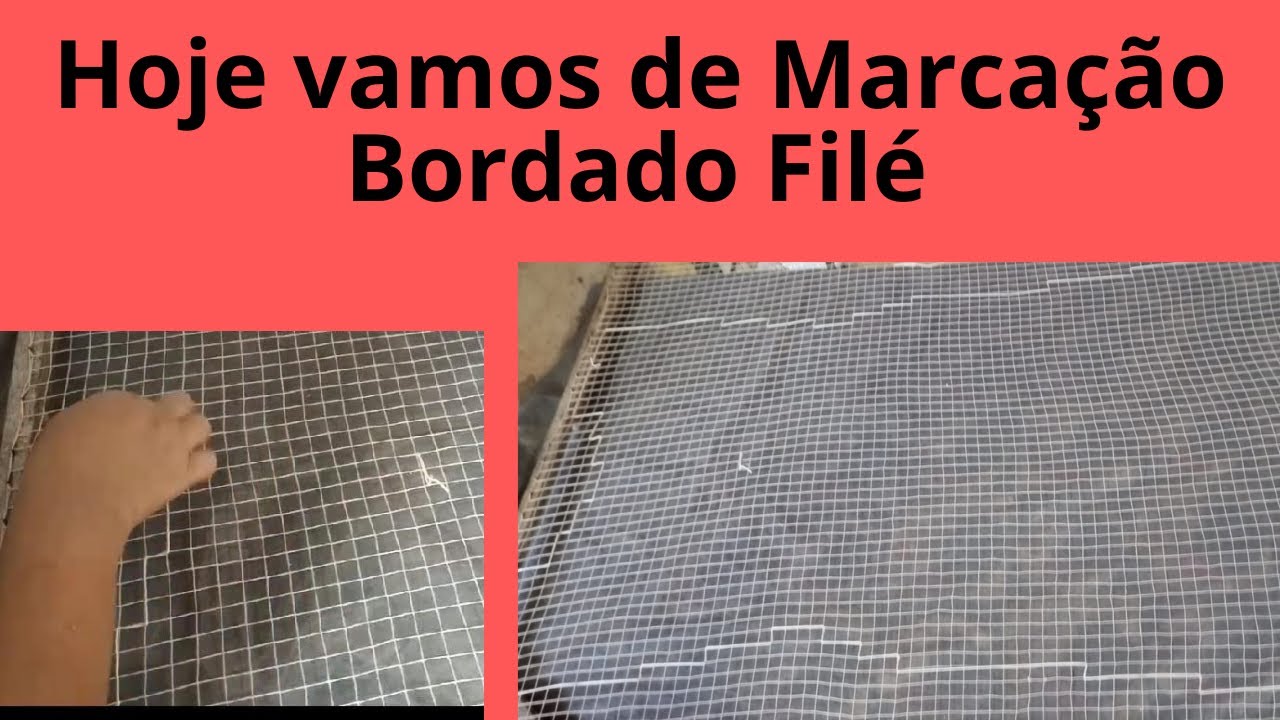 Marcação de um Vestido de uma Forma Simples. Bordado Filé.
