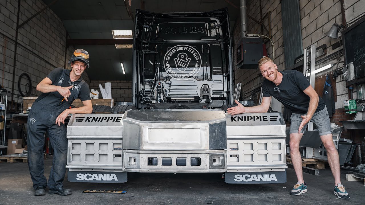 Custom made ACHTERBUMPER op mijn Scania 660S bouwen! 🤩🤙🏻