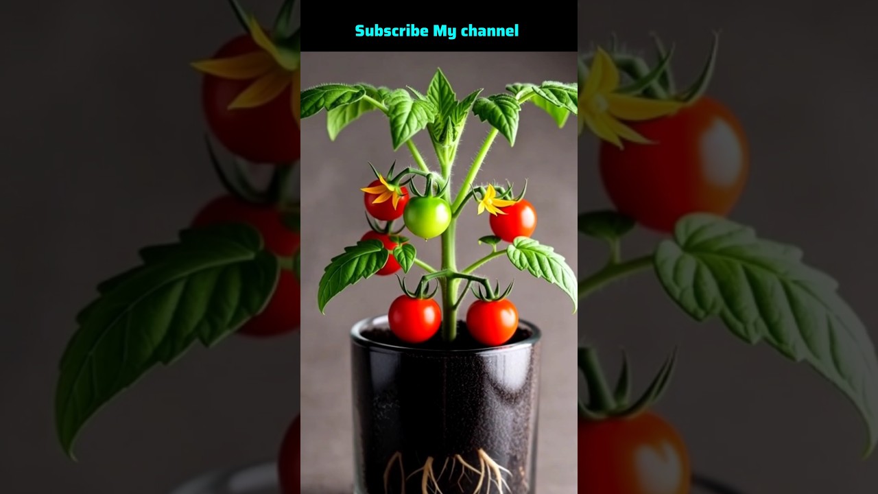 "Tomato Seed to Fruit | Ultra Realistic Plant Growth Timelapse 