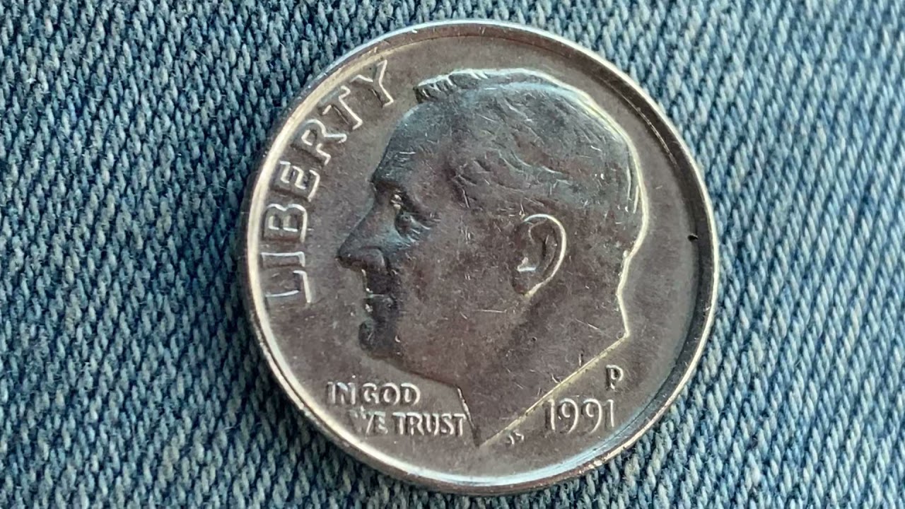 AMAZING 1991 P ROOSEVELT DIME: 927,220,000 MINTED AND OTHER FUN FACTS! SUBSCRIBE FOR MORE COIN FUN!!