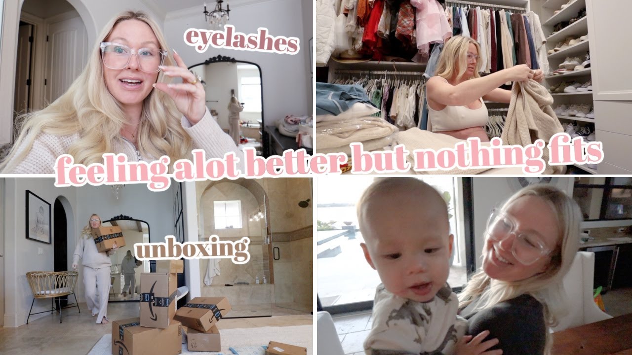 feeling a lot better today, tinting my lashes + amazon unboxing!