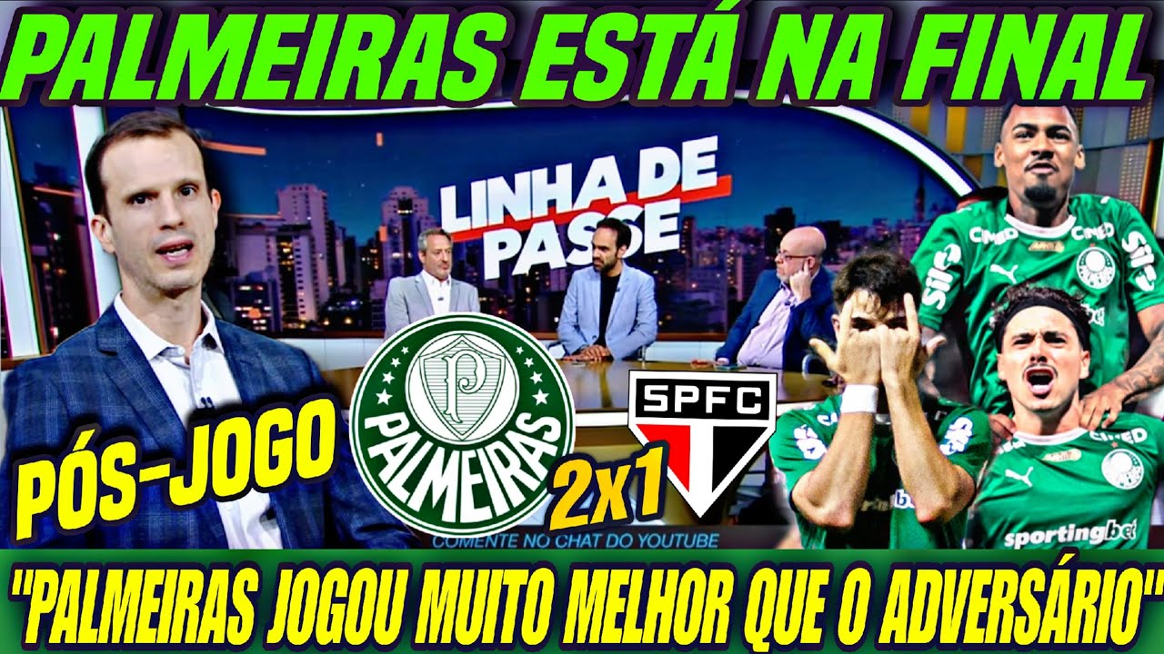 VERDÃO NA FINAL! 🔥 VERDÃO ATROPELOU | PALMEIRAS 2X1 SAO PAULO | PÓS-JOGO COMPLETO