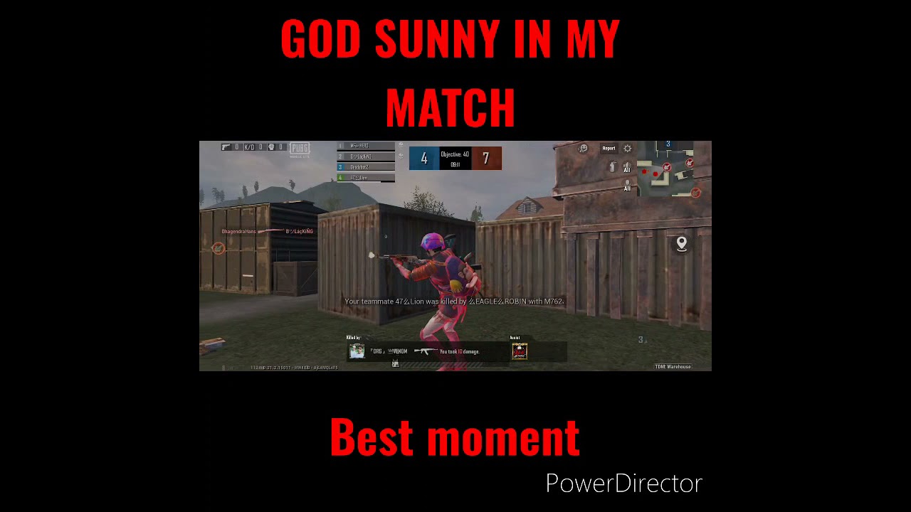 @GoDSunny YT in my match