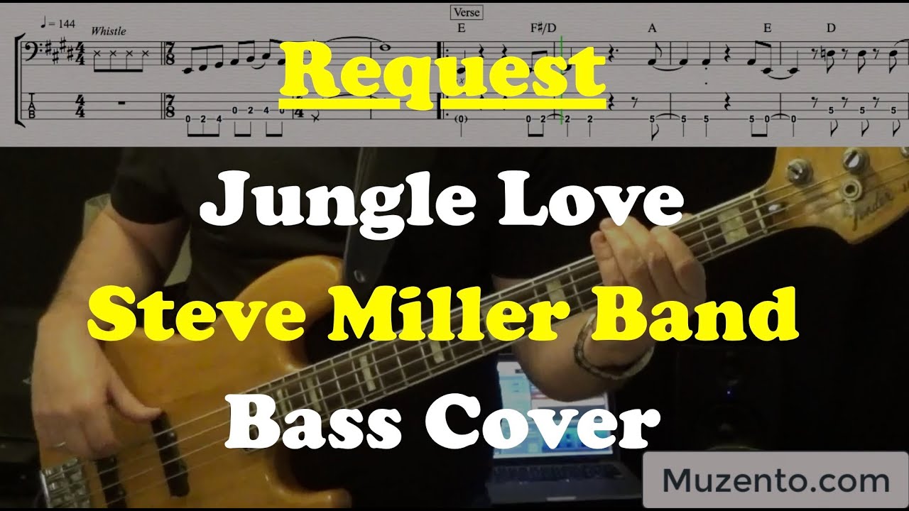 Jungle Love - Steve Miller Band - Bass Cover - Request