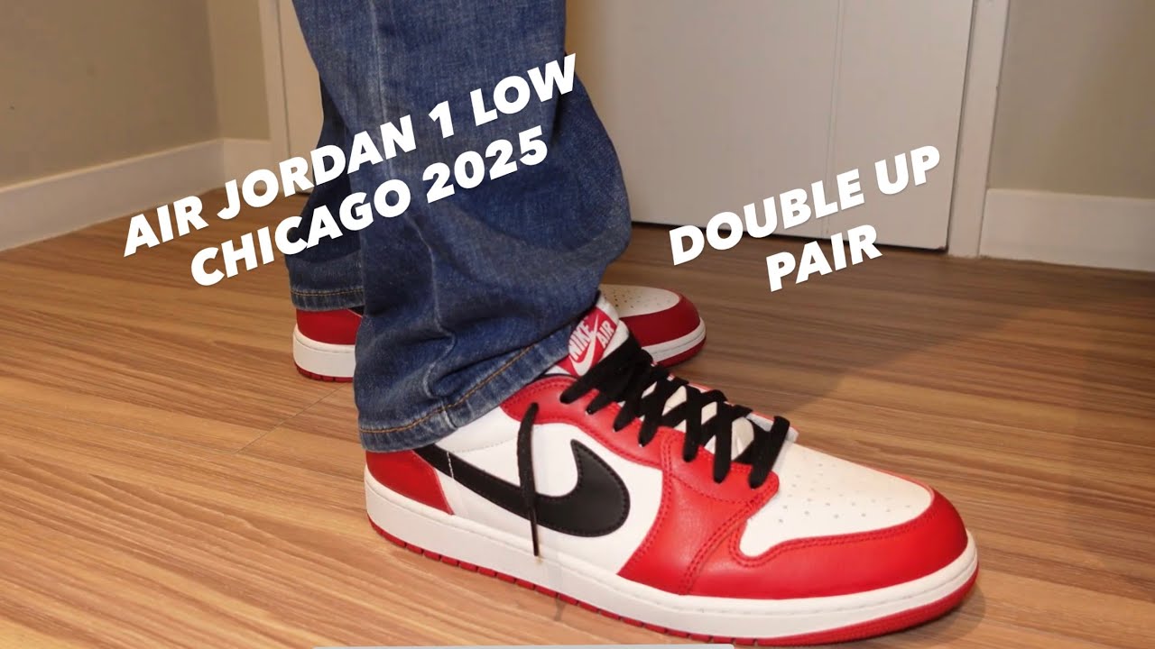 Обзор кроссовок AIR JORDAN 1 LOW RETRO CHICAGO 2025 COLOURWAY! Обязательная вещь для сникерхедов!