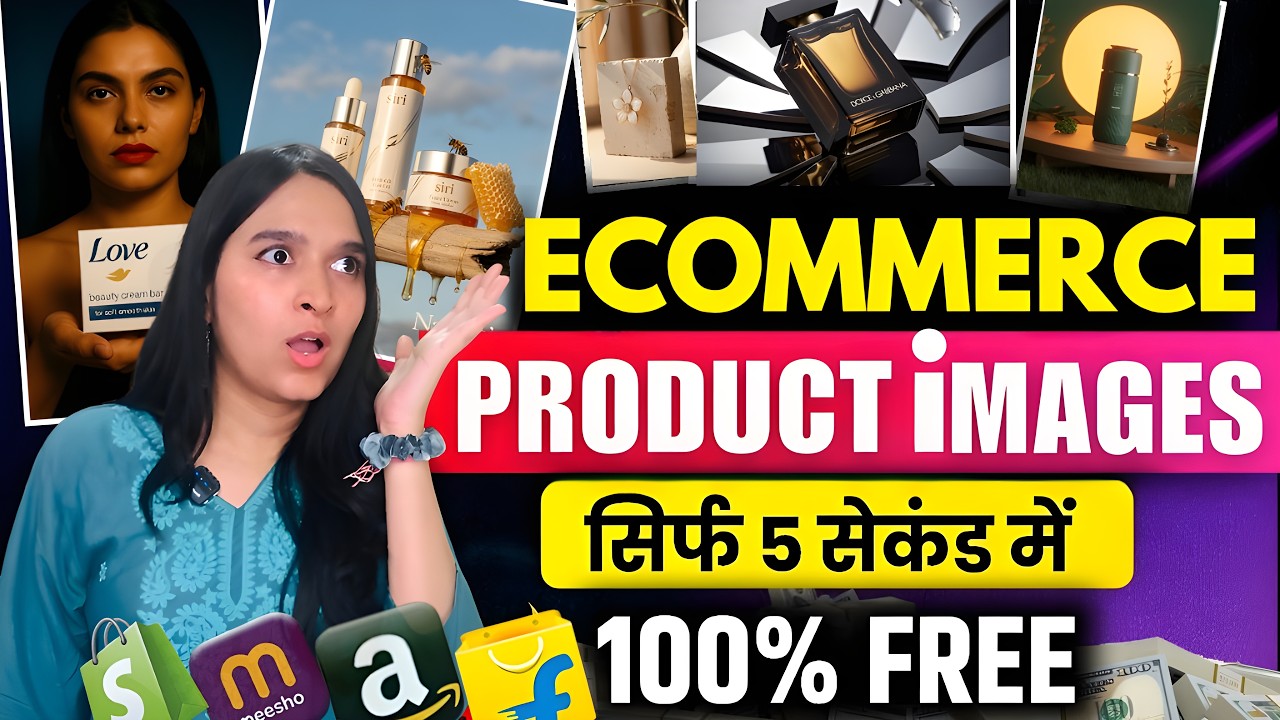 How to make Ecommerce Product Images using Best AI Tool (Free) | Product Photography at Home