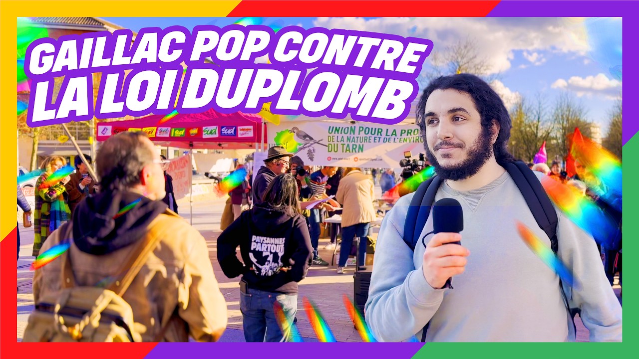🚨« ON NOUS EMPOISONNE » : GAILLAC POP MOBILISÉ CONTRE LA LOI DUPLOMB 2