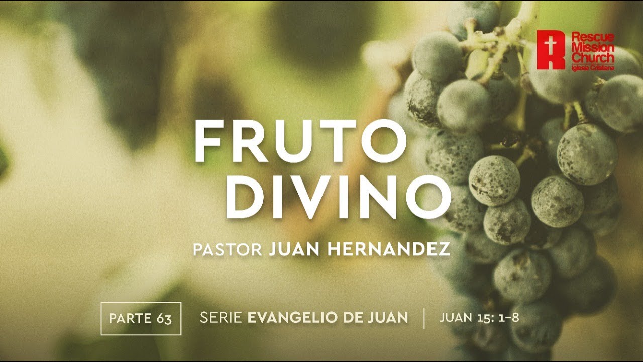 63. Fruto Divino | Evangelio de Juan 15:1-8 | Pastor Juan Hernández