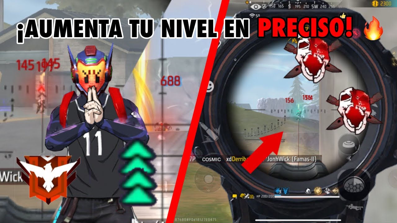 🔴 COMO DOMINAR EL PRECISO EN MIRA ☠️ ¡AUMENTA TU NIVEL!🔥FREE FIRE