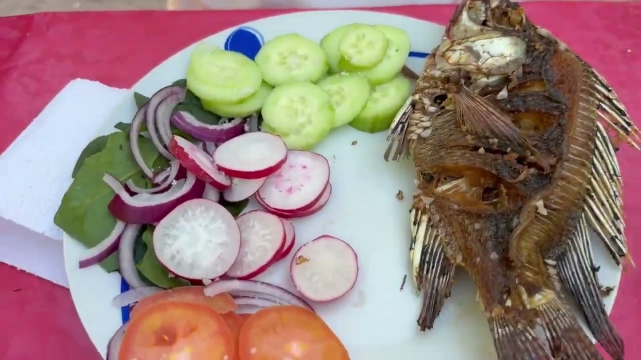 Mojarras fritas al disco 