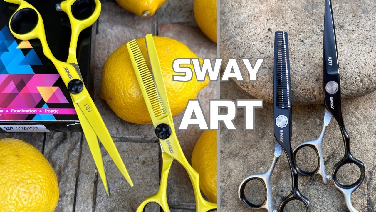 Нові яскраві ножиці для стрижки  Sway в серії  ART