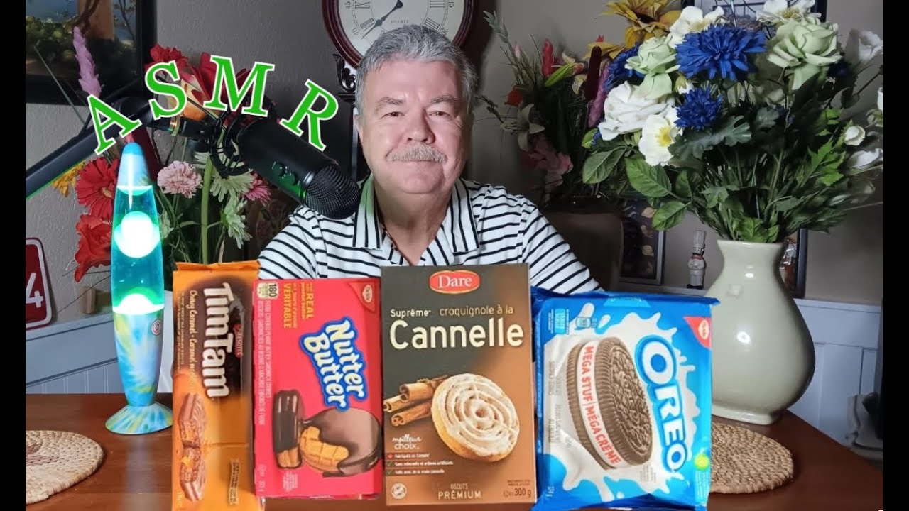 ASMR: CRUNCHY, CRISPY, CHEWY COOKIES #2 with an AWESOME WHISPER