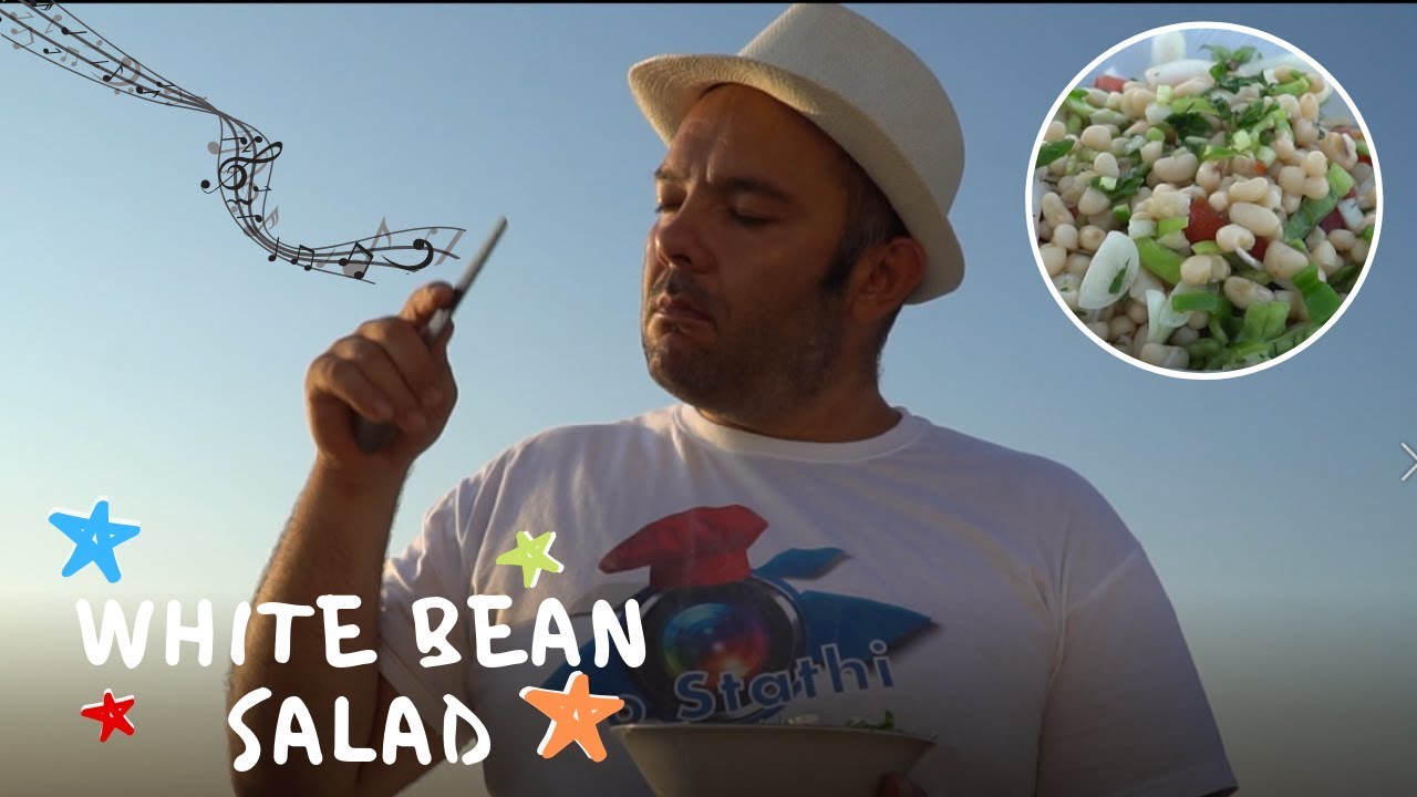 Mediterranean White Bean ''Aspromitika'' Salad | Cooking In Nature | #DoStathi