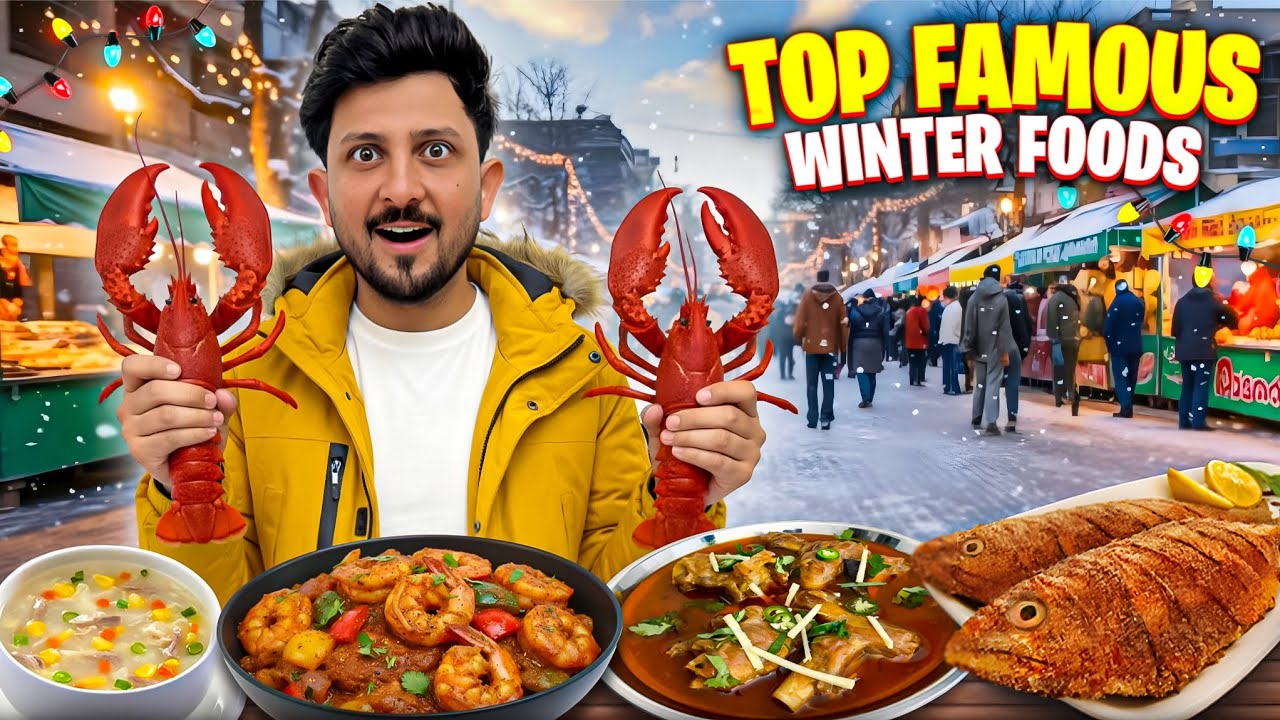 Eating only Top Famous Winter Foods in karachi 
