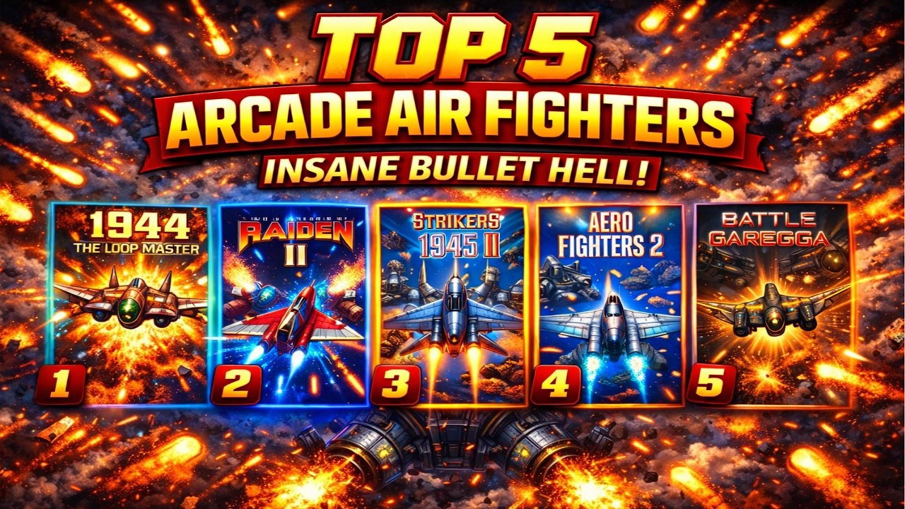 Top 5 Arcade Air Fighter Games &ndash; Hardest Bullet Hell Shooters Ever! ✈️🔥