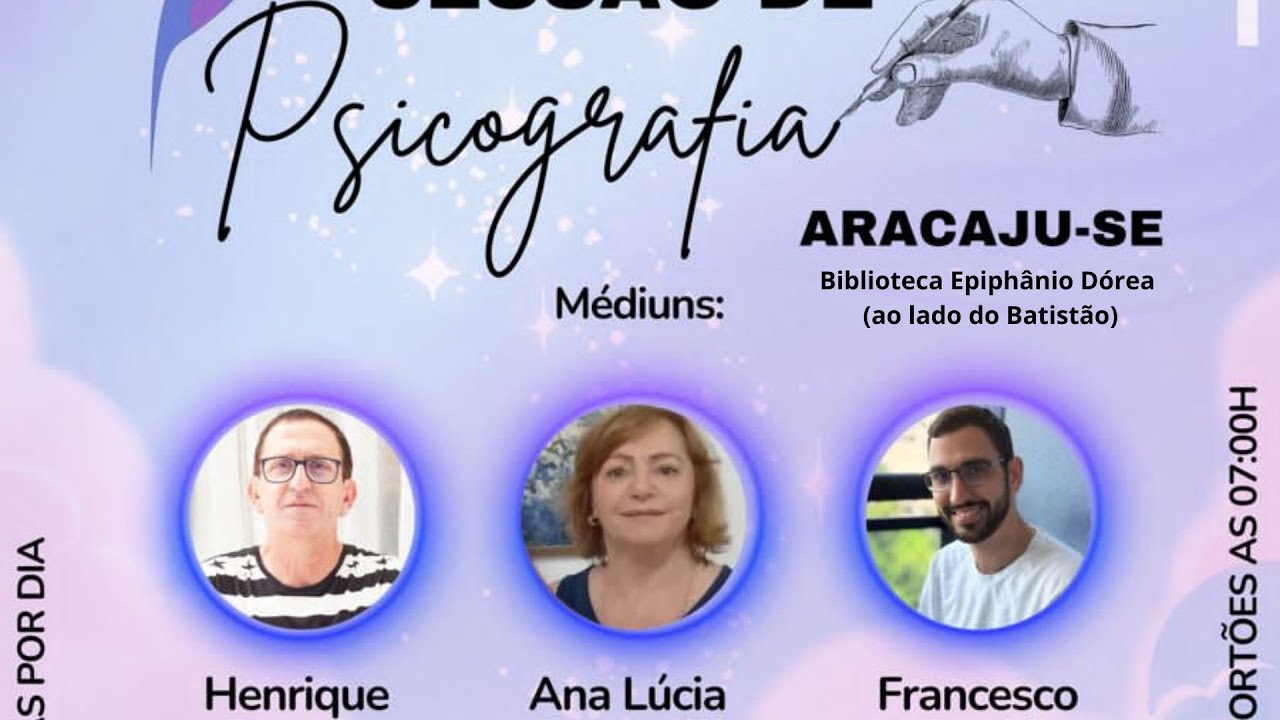 SESSÃO DE PSICOGRAFIA- GRUPO AMOR E FÉ E CASA DA PRECE