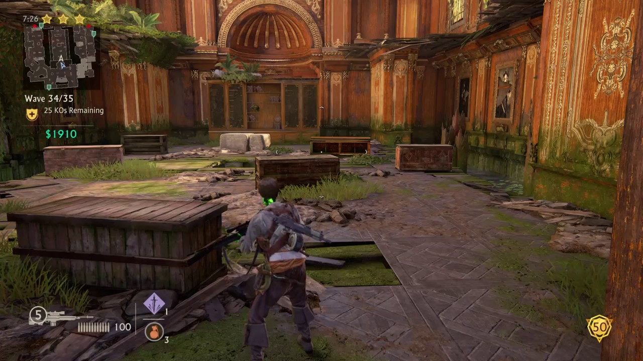 Uncharted 4 Survival Sunken Ruins (Stage 7) Solo Crushing 3-Stars