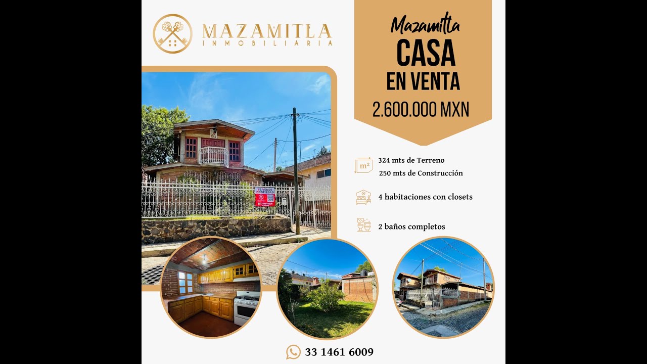🎯Casa en 𝐕𝐄𝐍𝐓𝐀 a 3 cuadras de la Plaza Principal de Mazamitla🏡🌲