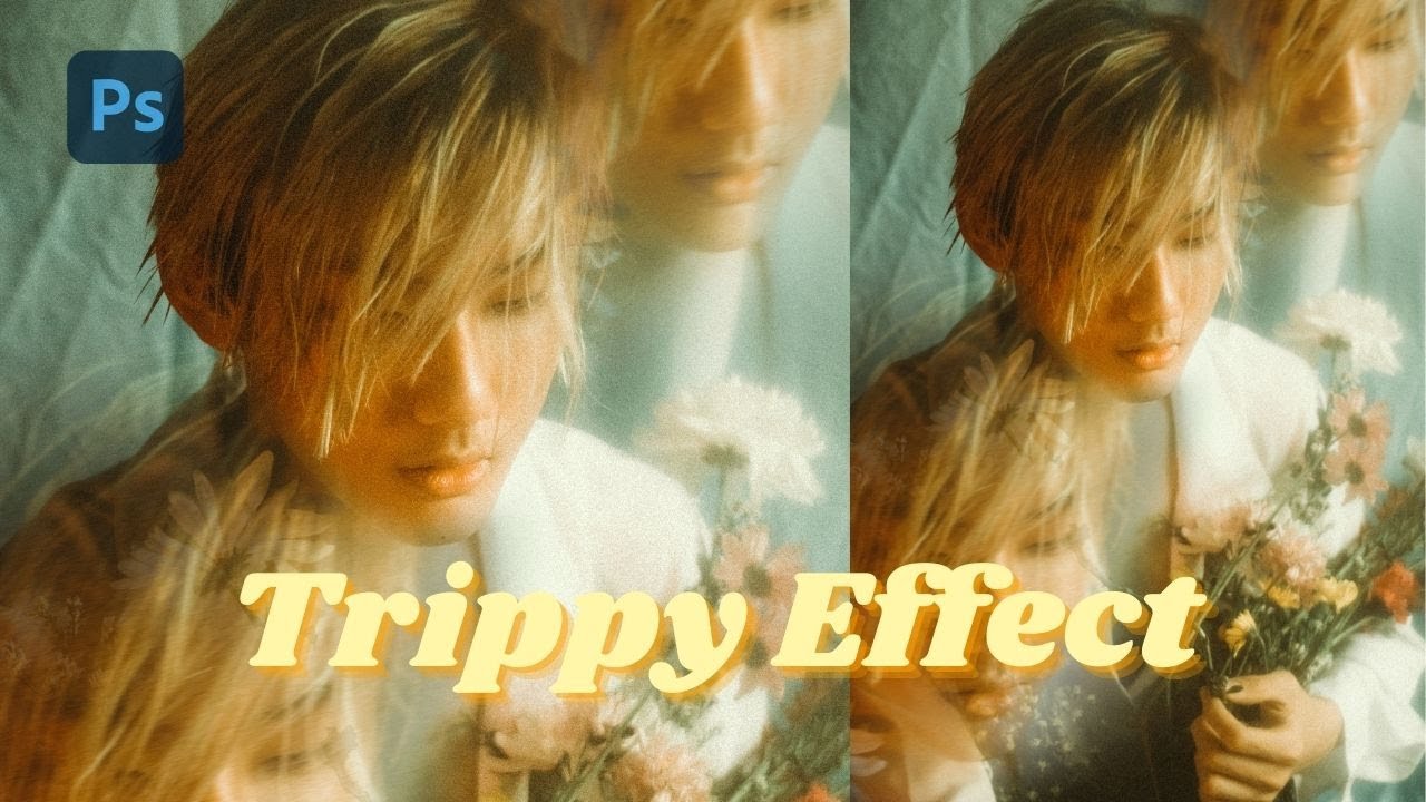 Simple Trippy Kaleidoscope Effect UNDER 2 MINUTES! | Photoshop Tutorial