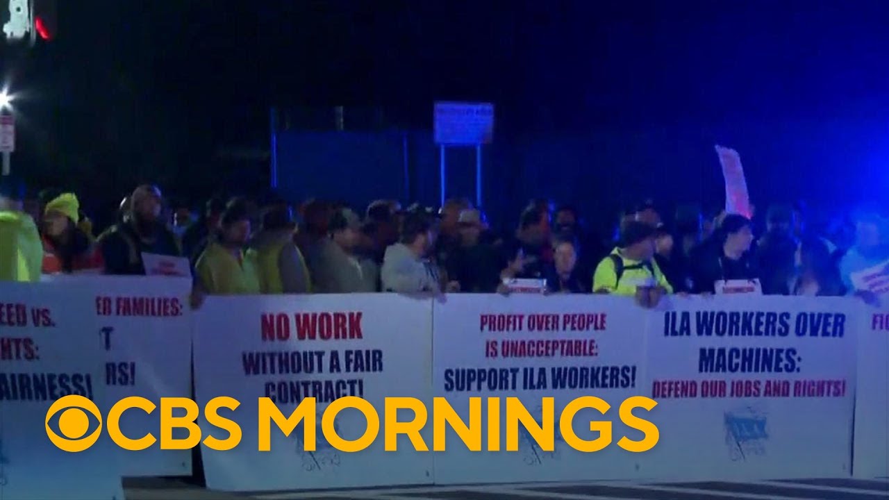 Thousands of dockworkers walk off the job. Here's how the strike could impact the economy