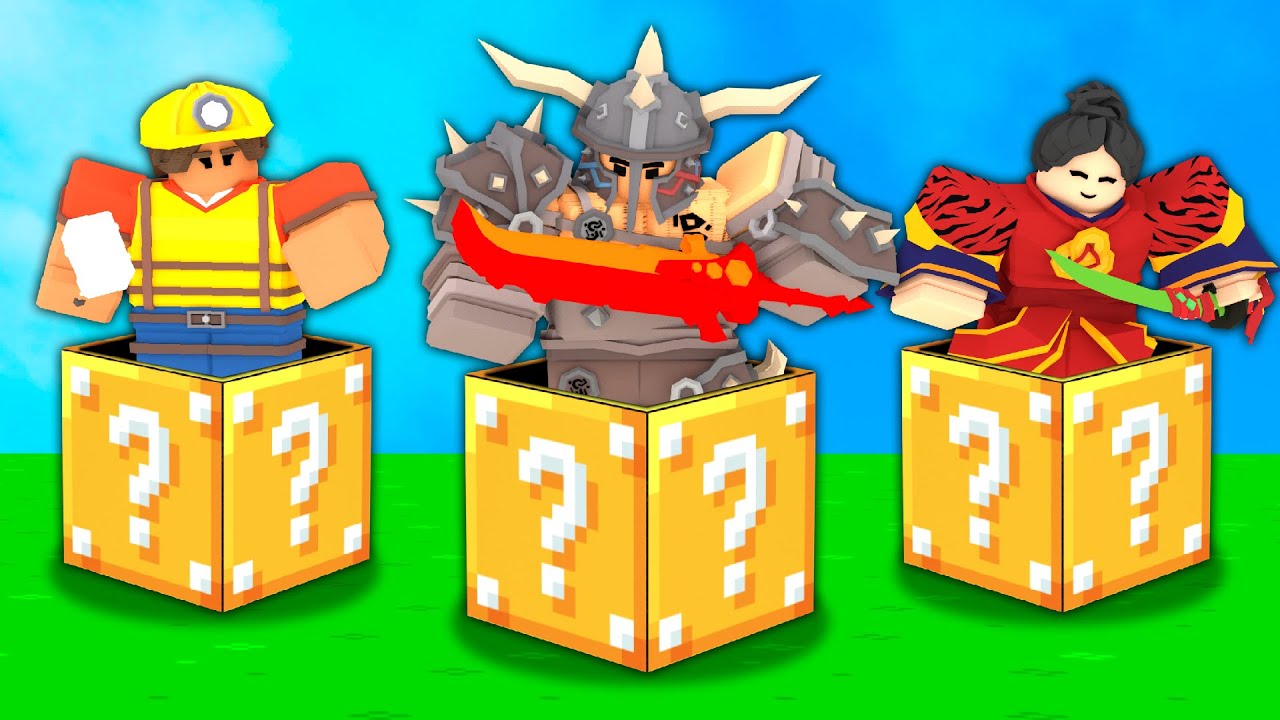 Lucky Blocks СЛУЧАЙНО СОЗДАЛ мой НАБОР в Roblox Bedwars..