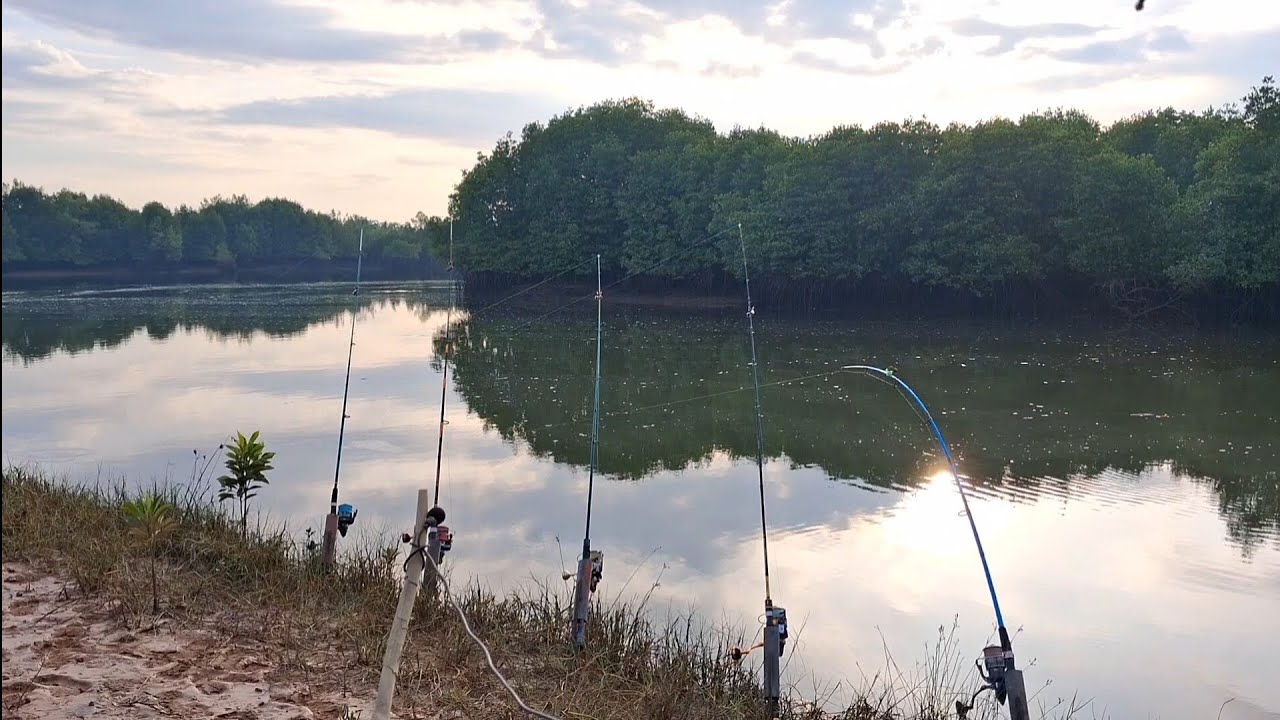 SPOT MANCING DARATAN,,,! TARIKAN IKANYA SUNGGUH LUAR BIASA.#fishing 