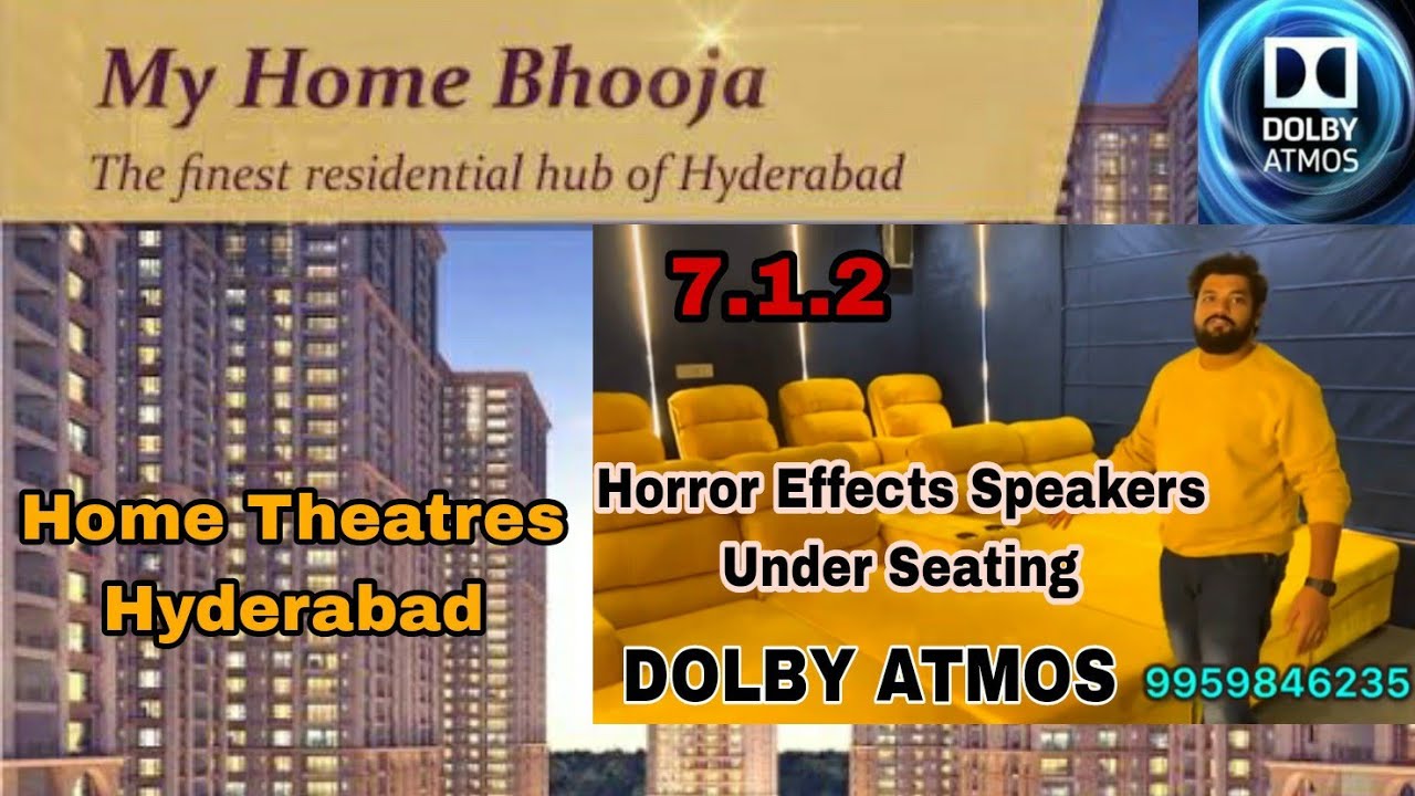 Home Theatre Room | My Home Bhooja | Gachibowli Hyderabad