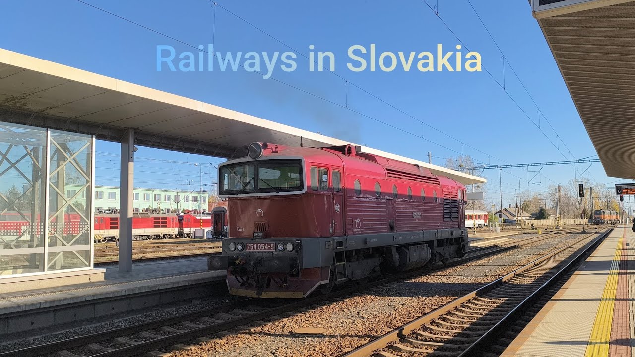 Mozdonyok Szlovákiában, Railways in Slovakia, Železnična Slovakia Nové Zámky , Štúrovo 