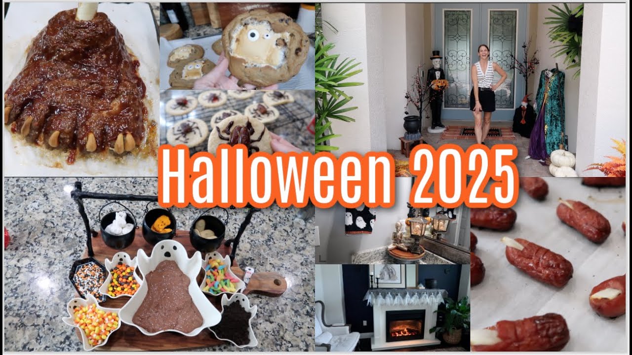 Spooky & Fun Halloween Decor + Treats 🎃 Easy DIY Food Ideas & 90’s Nostalgia Vibes!