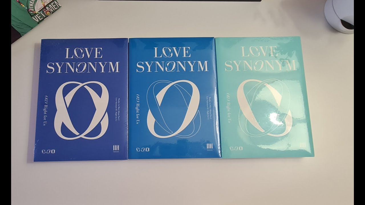 Распаковка альбома WONHO / Unboxing WONHO Mini Album Part. 2 Love Synonym