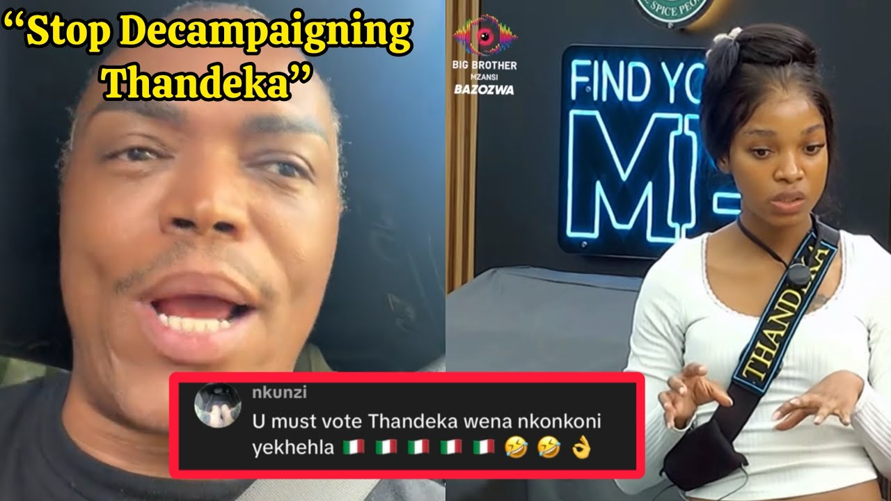 Somizi gets dragged for saying Thandeka and her fans are rude 