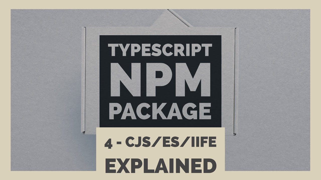 Add Rollup Configuration - CJS / IIFE / ES | Building an NPM Package with TypeScript